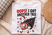 Oops I Got Another Tree Christmas, a Seasonal Illustration by Libby Wishes (Thumbnail 3 of 3)