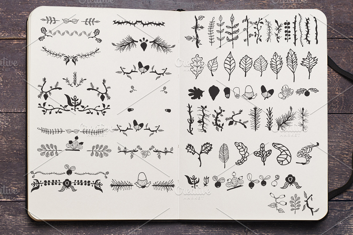 Hand-drawn frames and dividers, an Illustration by Guerillacraft (Photo 4 of 5)