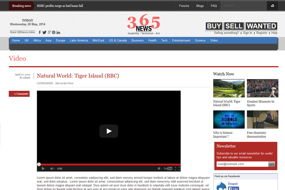 News, a Websites & App Template by WeebPal Corp (Photo 2 of 4)