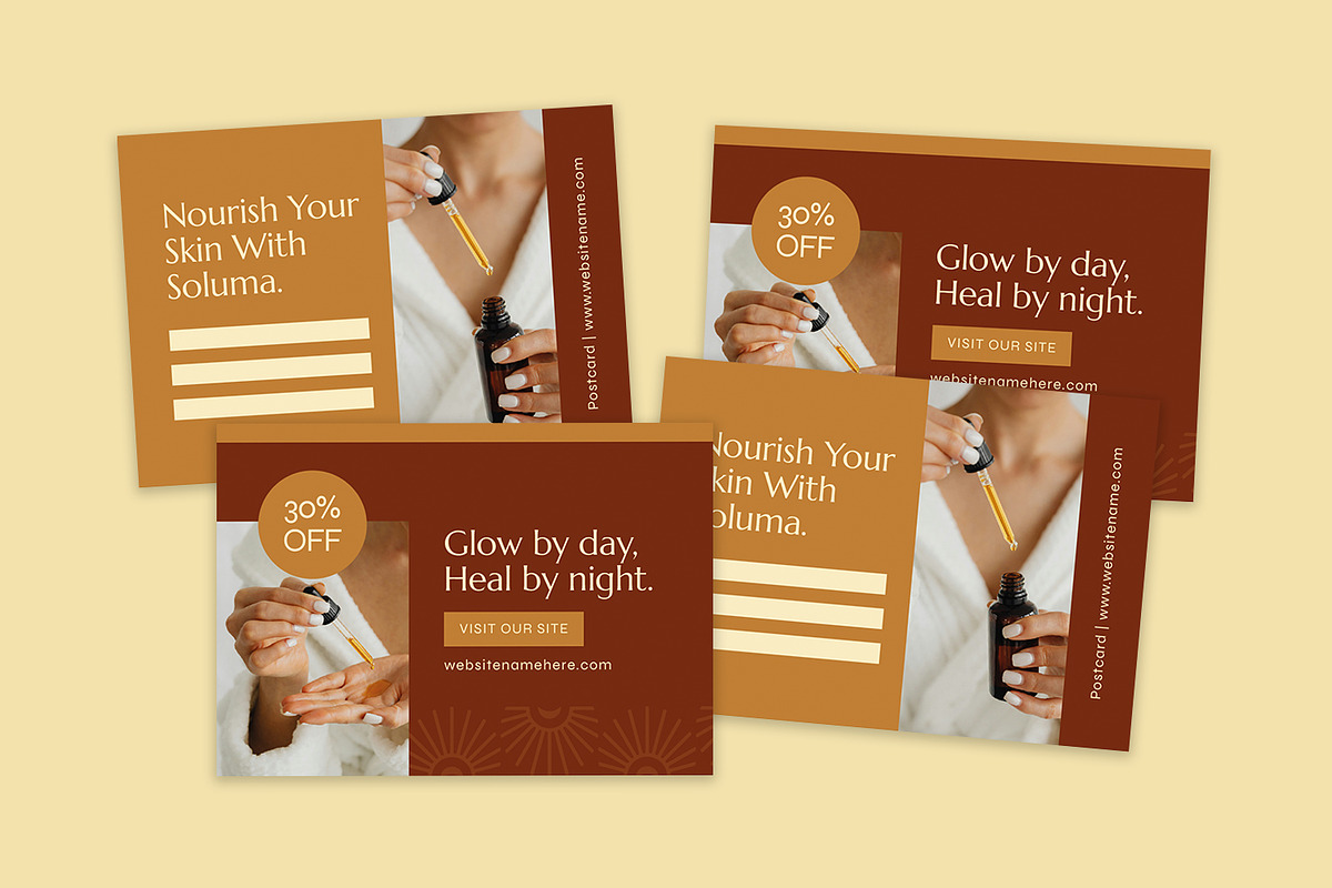 Soluma - Postcard, a Print Template by Fannan Studio (Photo 2 of 3)