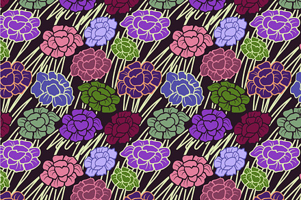 Seamless floral pattern preview 2