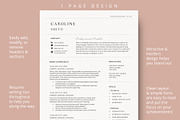 Resume template Word & cover letter, a Resume Template by StylusDesigns (Thumbnail 2 of 6)