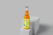 Glass Soda Bottle Mockups, a Product Mockup by megostudi0 (Thumbnail 6 of 7)