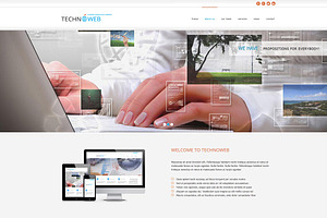 Techno Web - OnePage HTML Theme