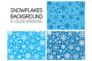 Snowflakes Background