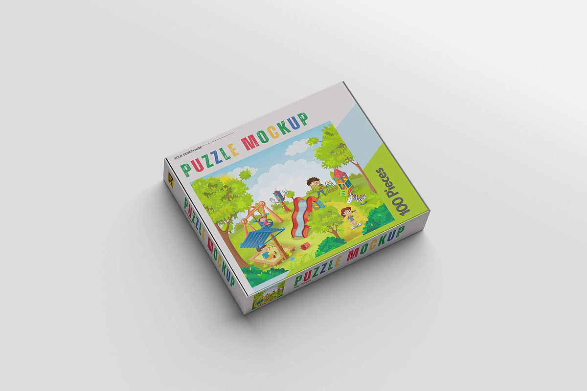 Puzzle Mockup, a Books & Magazine Mockup by hokagata (Photo 5 of 6)