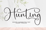 Hunting | Script Font, a Handwritten Font by Scratchones (Thumbnail 1 of 9)