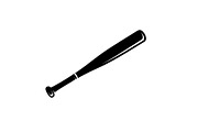 Baseball Bat Silhouette Vector Bundl, an Illustration by Creativeshirt (Thumbnail 48 of 51)