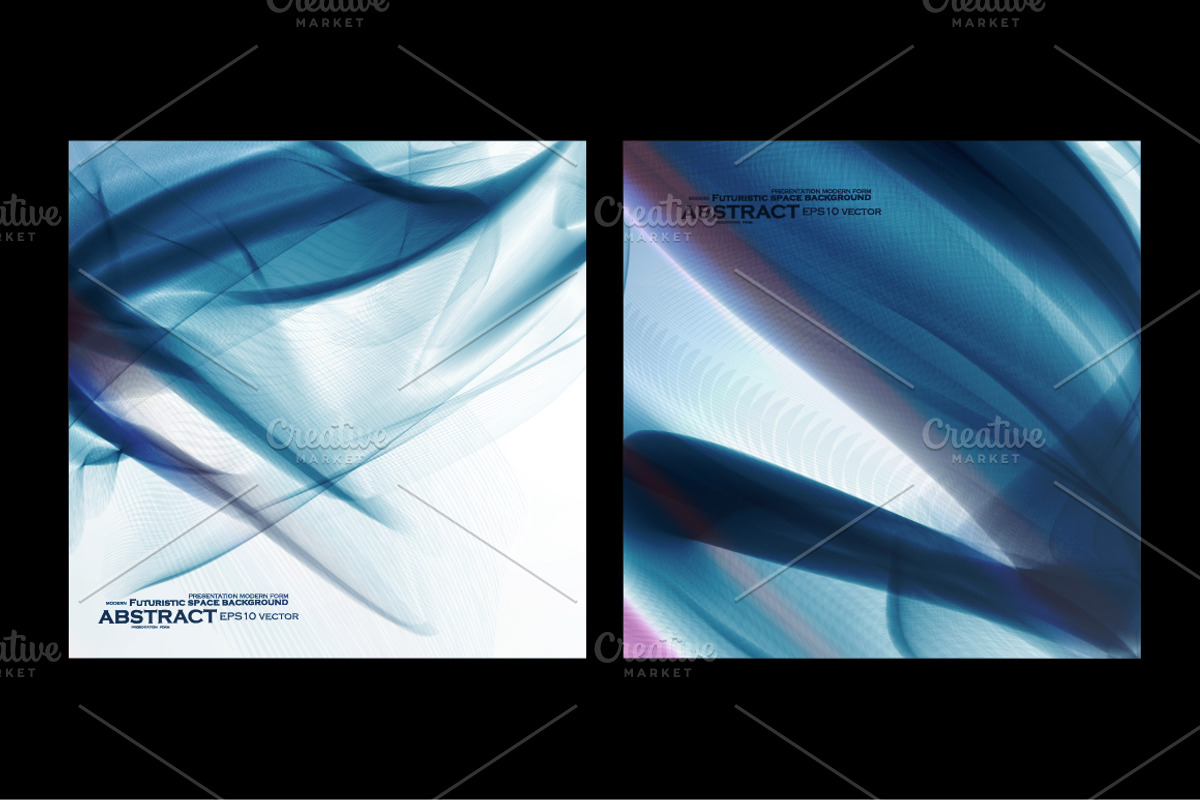 Abstract blue backgrounds, a Pattern Graphic by majcot (Photo 3 of 3)