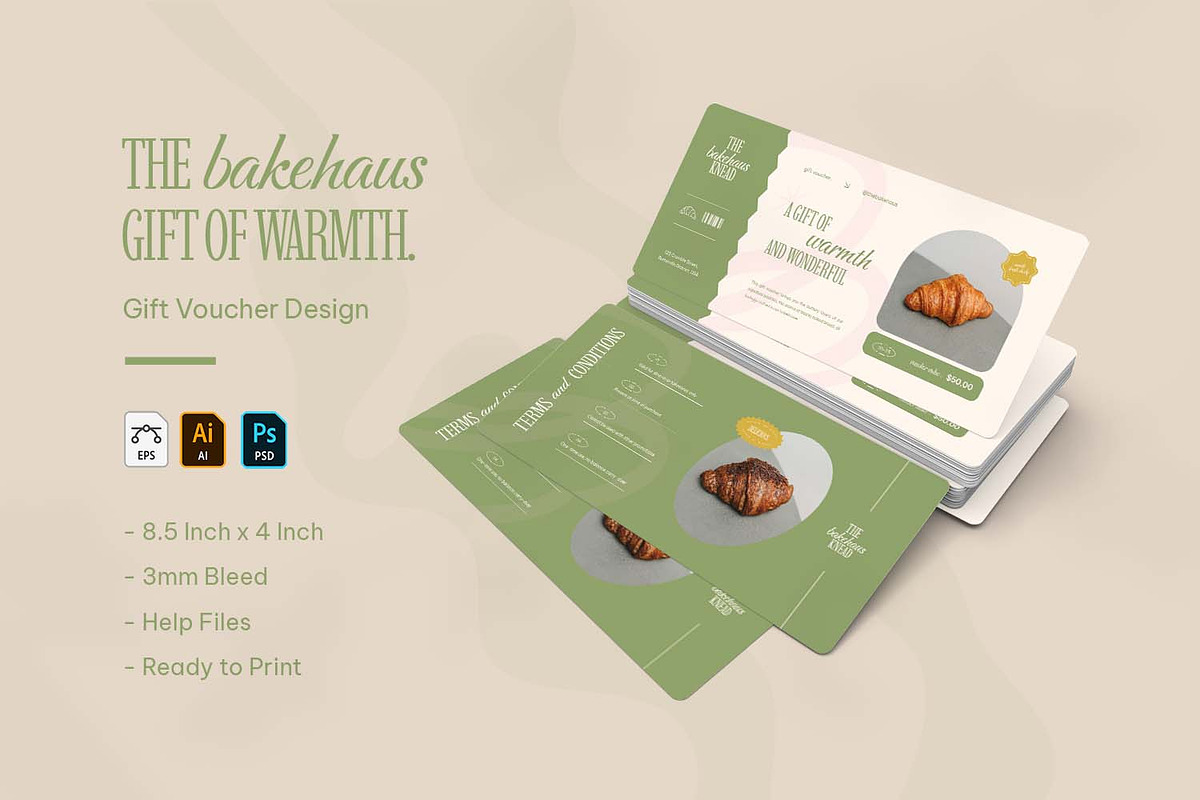 Gift Of Warmth - Gift Voucher, a Print Template by VUNIRA (Photo 1 of 3)