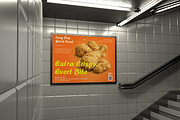 Subway Station Billboard Ad Mockup, an Advertising Mockup by Bartama Graphic (Thumbnail 3 of 4)