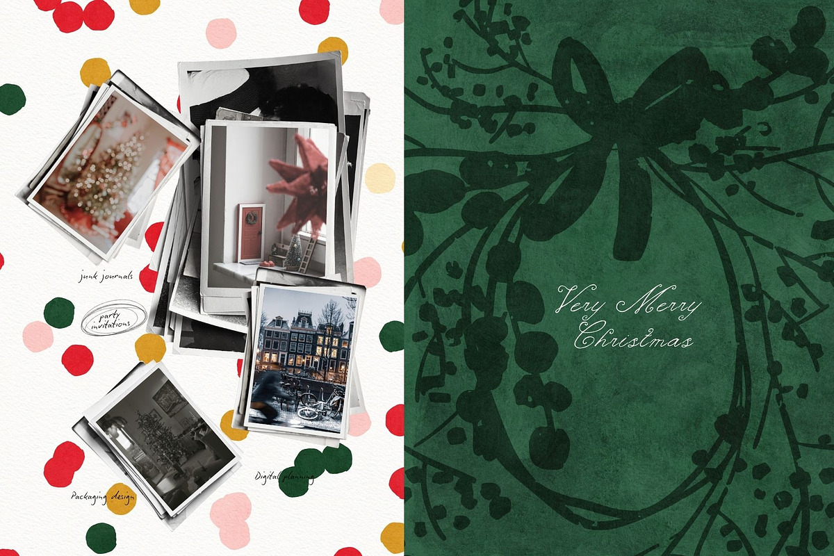 100 Christmas Backgrounds, a Background Graphic by PaperJamLab (Photo 5 of 18)