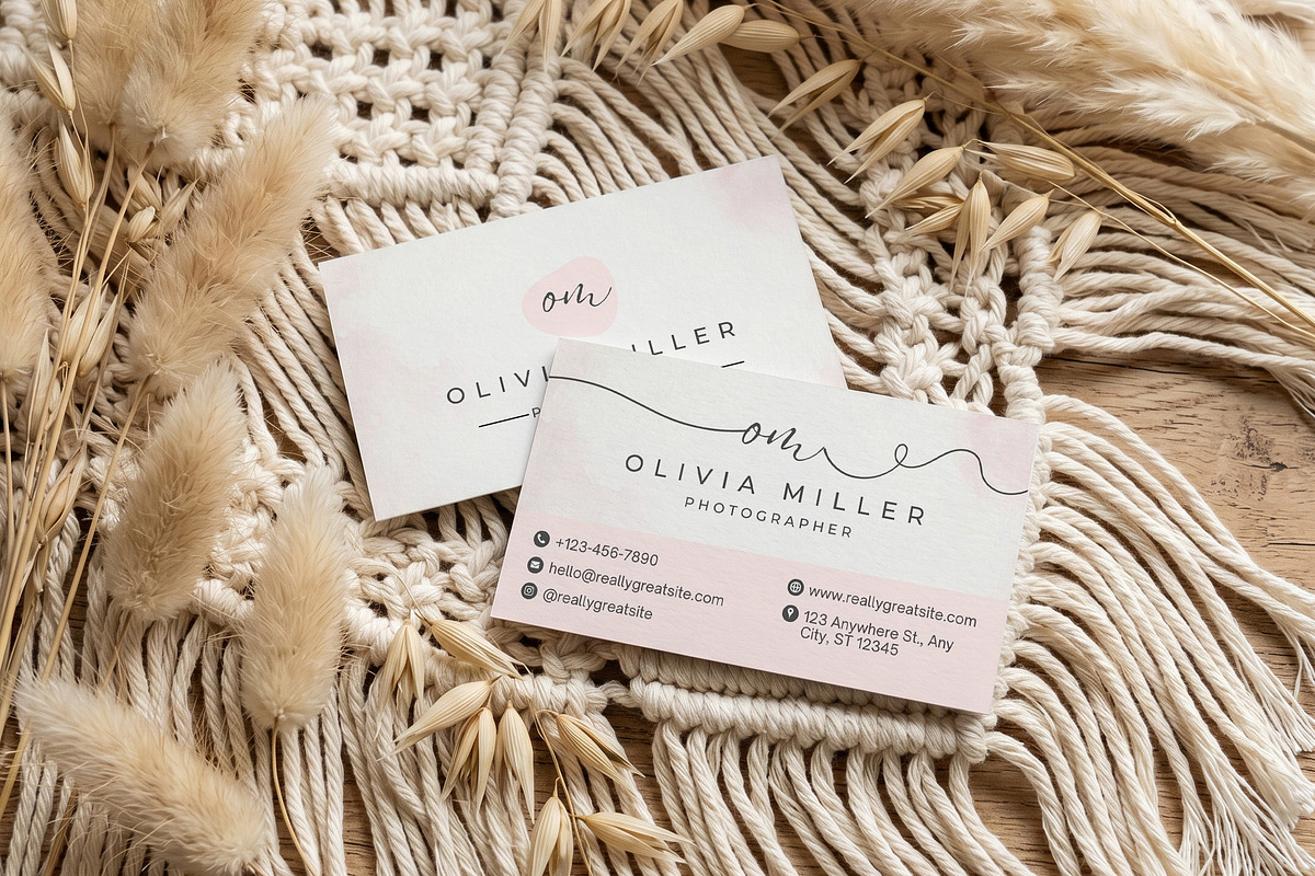 Photographer Business Card Canva, a Business Card Template by Arslan (Photo 4 of 6)