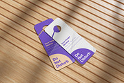 Door Hanger Mockup, a Product Mockup by Indah (Thumbnail 3 of 6)