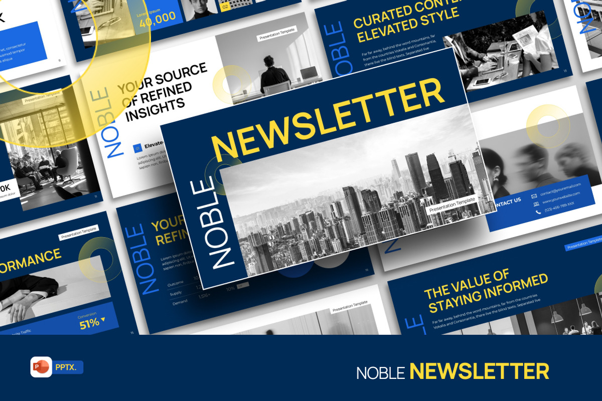 Noble Newsletter PowerPoint