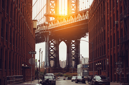 Sunset in New York City, an Architecture Photo by New York Art Store