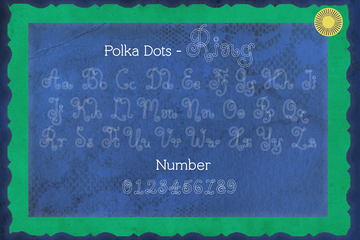 Polka Dots - Whimsical Font Bundle, a Sans Serif Font by Setara Langit CreativeStd (Photo 10 of 13)