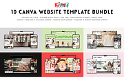 10 Website Templates & Themes Design, a Design Template by thecyella.co (Thumbnail 1 of 6)