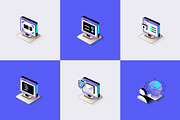 Cybersecurity Isometric Icons, a Solid Icon by Polar Vectors (Thumbnail 6 of 10)