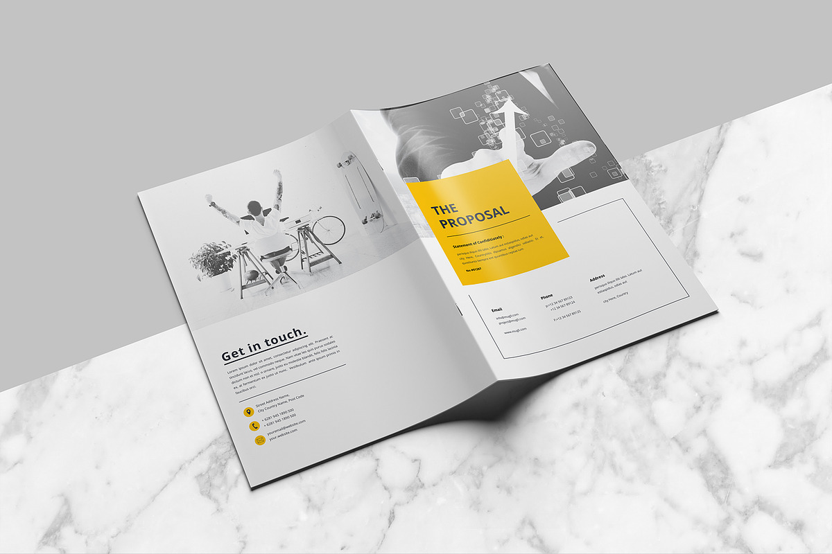 Proposal Brochure Template, a Brochure Template by Tanber Hossen (Photo 11 of 11)