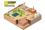 Isometric city map elements, an Object Graphic by tele52 (Thumbnail 71 of 72)
