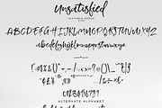 Unsatisfied Brush Font, a Script Font by Yasir Ekinci (Thumbnail 9 of 9)