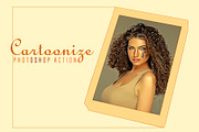 Cartoonize Photoshop Action, an Action Add-On by CraftingStudio (Thumbnail 1 of 5)