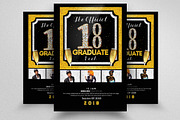 Graduation Party Flyer Template, a Flyer Template by Design Up (Thumbnail 1 of 2)