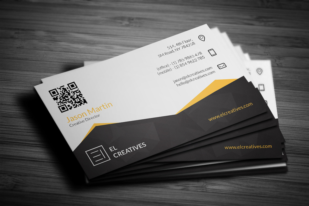 Creative Orange Business Card, a Business Card Template by bouncy (Photo 2 of 4)