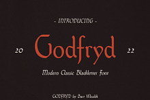 Godfryd - Modern Retro Blackletter