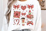 Teacher Valentine Coquette Shirt Des, a Graphic by Libby Wishes (Thumbnail 4 of 7)