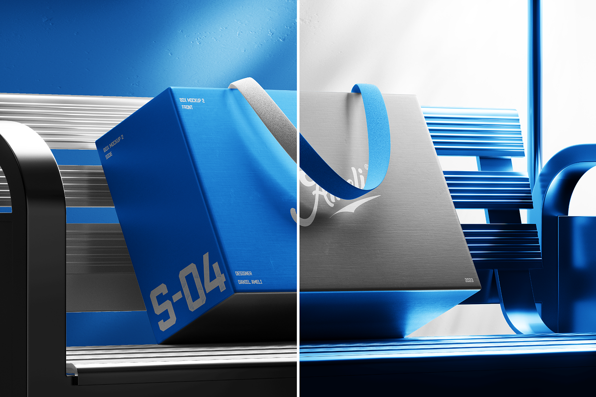 Box Mockup Set / 5 Scenes, a Packaging Mockup by Daniel's Visual (Photo 5 of 8)