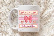 Coquette Valentine's Day XOXO PNG, an Illustration by Libby Wishes (Thumbnail 6 of 8)