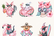 Summer Halloween Clipart Bundle, a Seasonal Illustration by BusyDaydesign (Thumbnail 2 of 9)