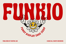 Funkio - Funky Display Sans Font