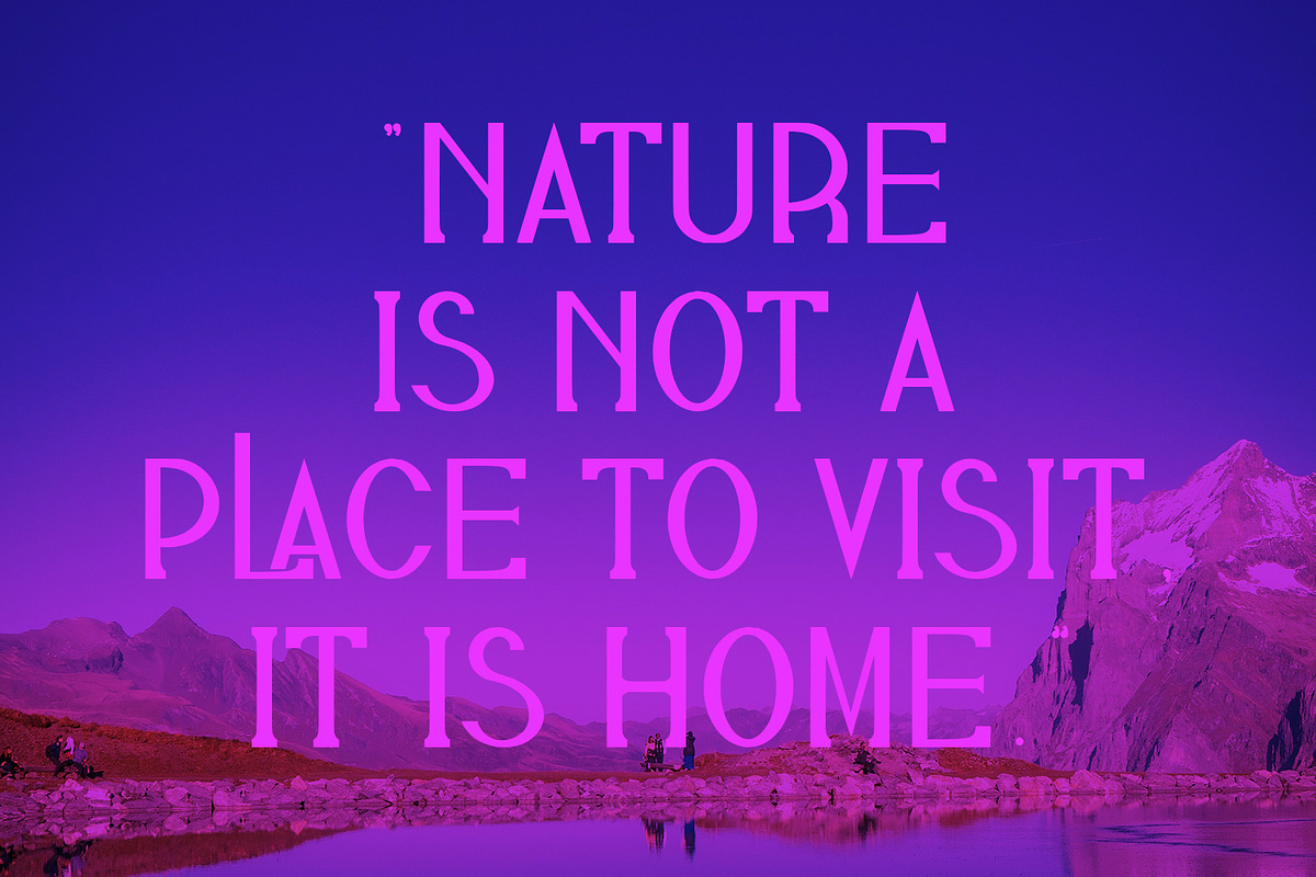 Lumidtz Sans Serif Display Font, a Sans Serif Font by Maulana Creative (Photo 6 of 7)