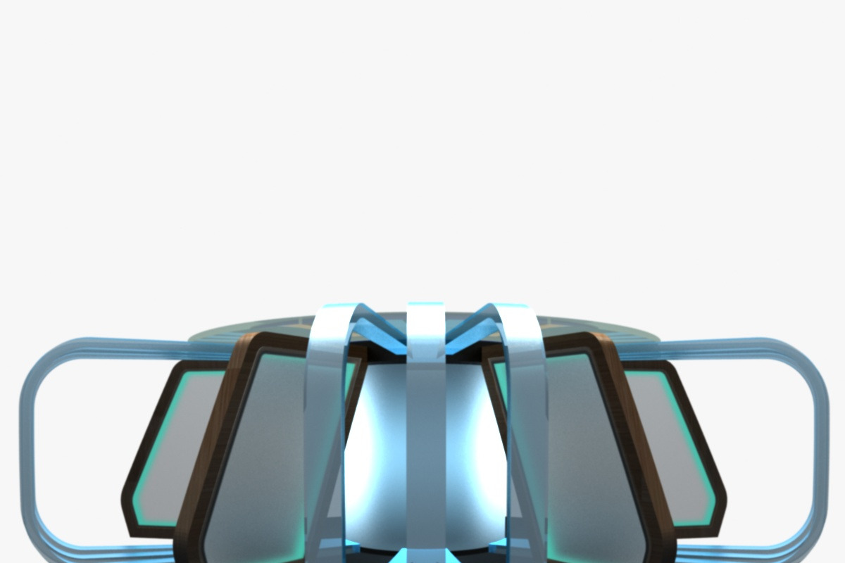 TV Studio News Desk 7, a Furniture 3D Model by akerStudio (Photo 8 of 10)