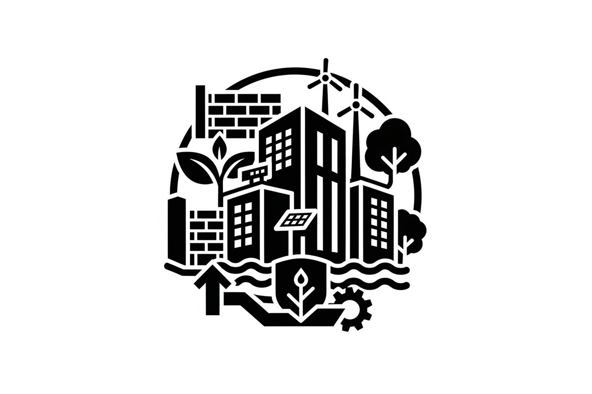 Eco Smart City Silhouettes, a Graphic by musafir_fashion (Photo 4 of 12)