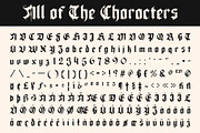 CS Aspen Drawn, a Blackletter Font by Craft Supply Co. (Thumbnail 7 of 8)