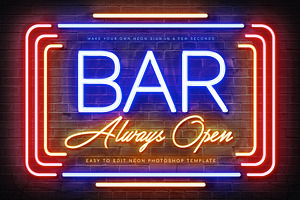 Bar Neon Sign Creator