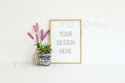 Spring Frame Mockup Bundle, A4 Frame, a Print Template by YOYO Photo (Thumbnail 4 of 10)