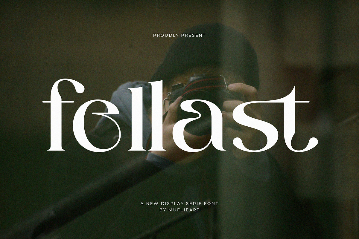 Fellast - New Display Serif Font, a Serif Font by Muflieart (Photo 1 of 10)