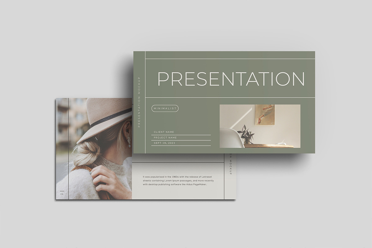 Slides Presentation Mockup, a Wearable Device Mockup by graphicpages (Photo 3 of 13)