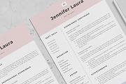 Resume Template 4 Page - Pink, a Resume Template by Aprilea (Thumbnail 4 of 6)