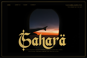 Khaleed | Blackletter Arabic Font, a Script Font by Denustudios (Thumbnail 5 of 12)