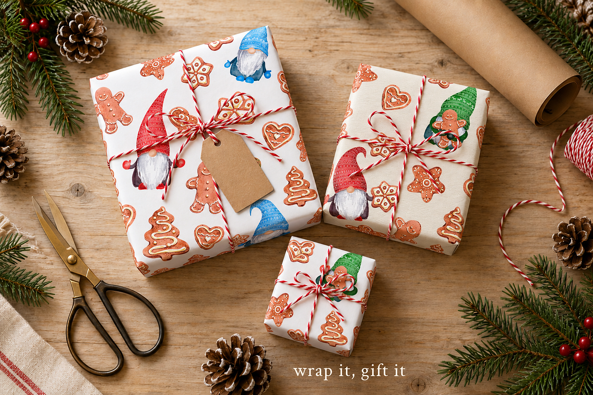Watercolor Christmas Wreath Creator, a Seasonal Illustration by Where summer is (Photo 11 of 13)