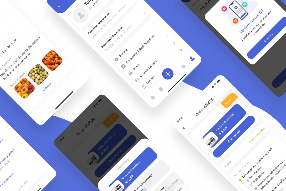 TruckGo - Logistics App UI Kit, an App Template by Capi Product (Photo 6 of 6)