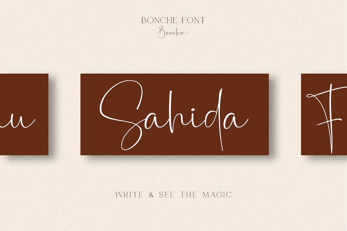 Bonche Shuthan Font duo, a Serif Font by BOOSH Studio (Photo 14 of 16)