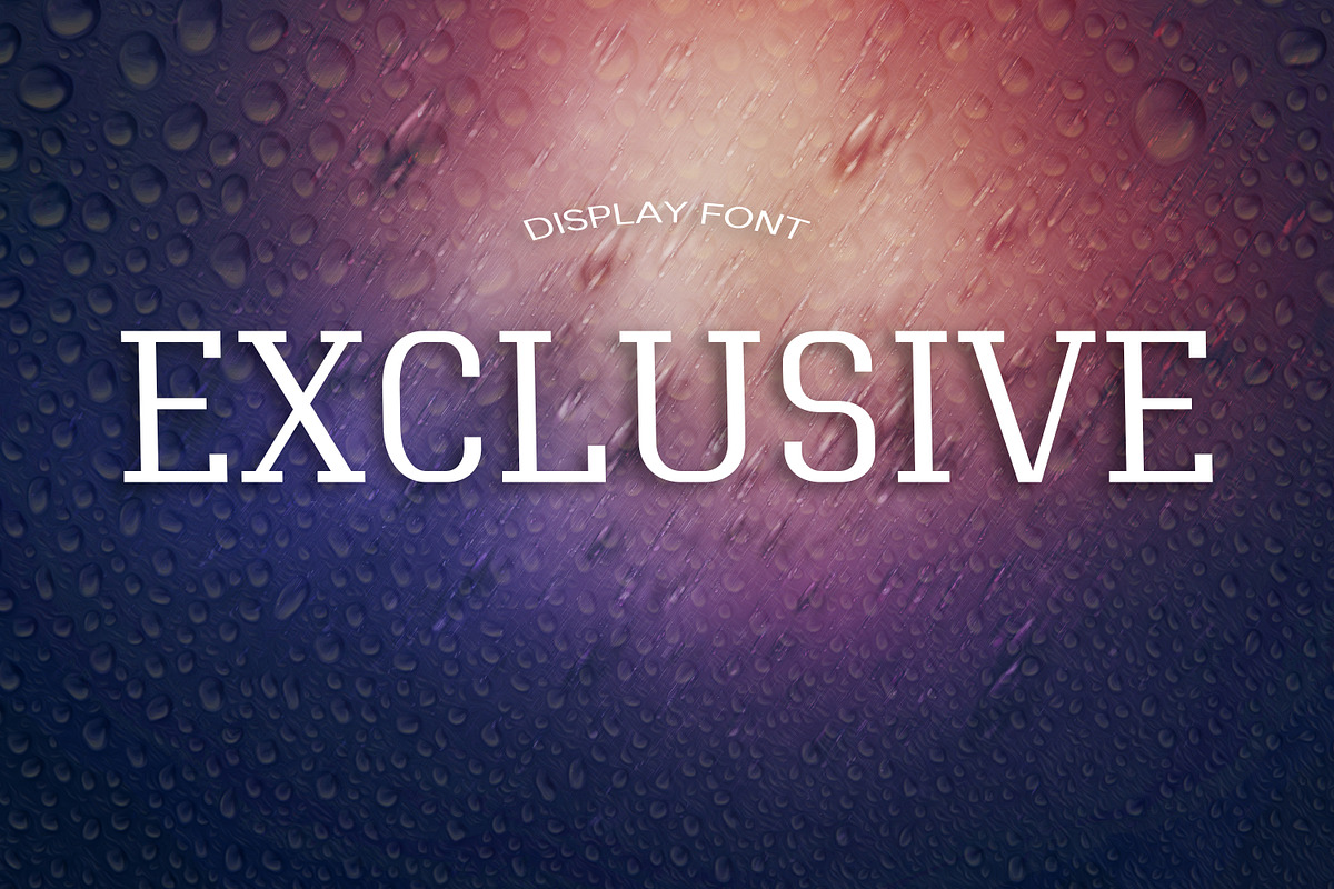 EXCLUSIVE font