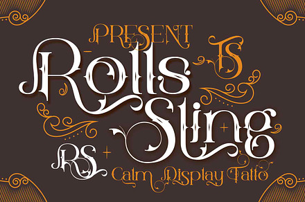 Rolls Sling, a Slab Serif Font by Bramcreative